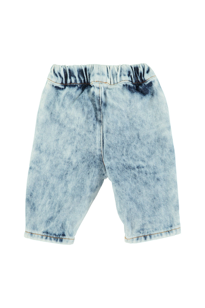 Piupiuchick - Jeans Broek Baby Faded Denim Washed Blue