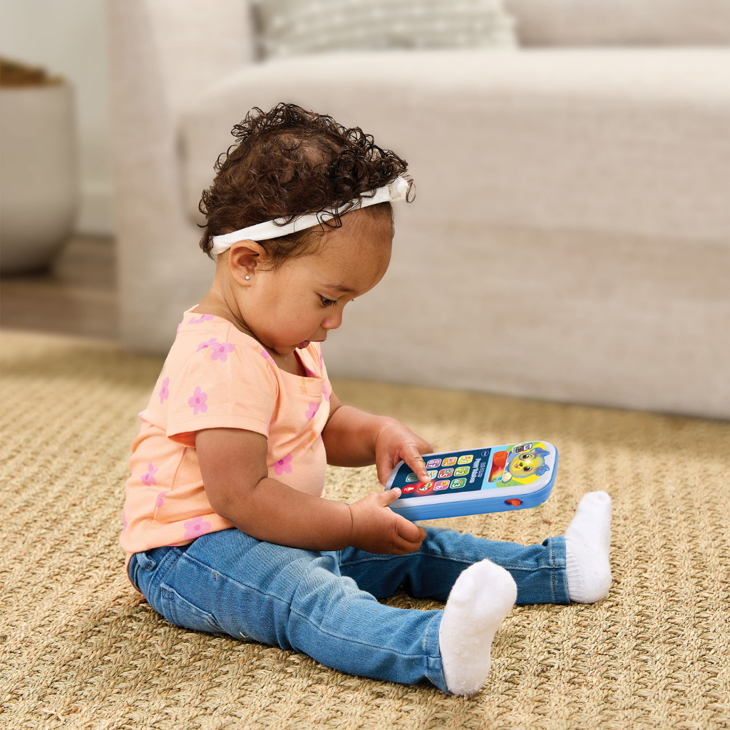 Interactieve Vtech puppy telefoon met opnamefunctie en leerknoppen