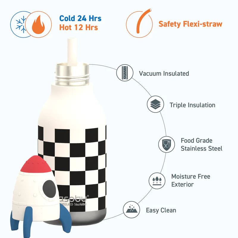 Asobu – Drinkfles Bestie Rocketship | 475ml