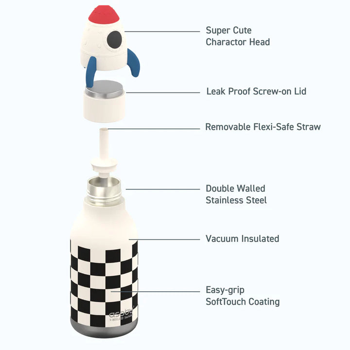 Asobu – Drinkfles Bestie Rocketship | 475ml