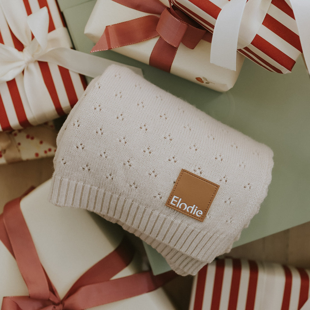 Elodie Details - Pointelle Deken | Creamy White