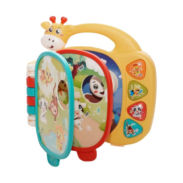 Sassy - Activiteitenboek Met Muziek Giraffe | Vanaf 12 Maanden