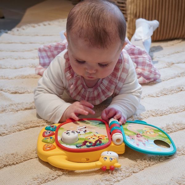 Sassy - Activiteitenboek Met Muziek Giraffe | Vanaf 12 Maanden