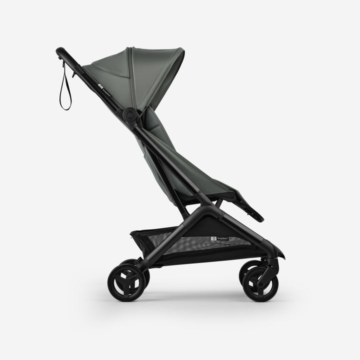 Bugaboo Butterfly2 buggy in Forest Green, ingeklapt en gebruiksklaar