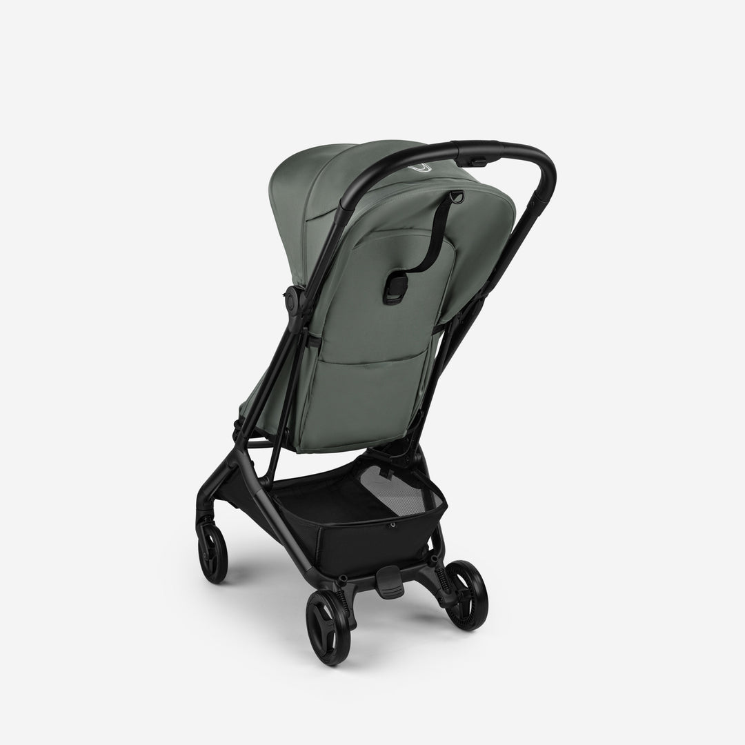 Bugaboo Butterfly2 buggy in Forest Green, ingeklapt en gebruiksklaar