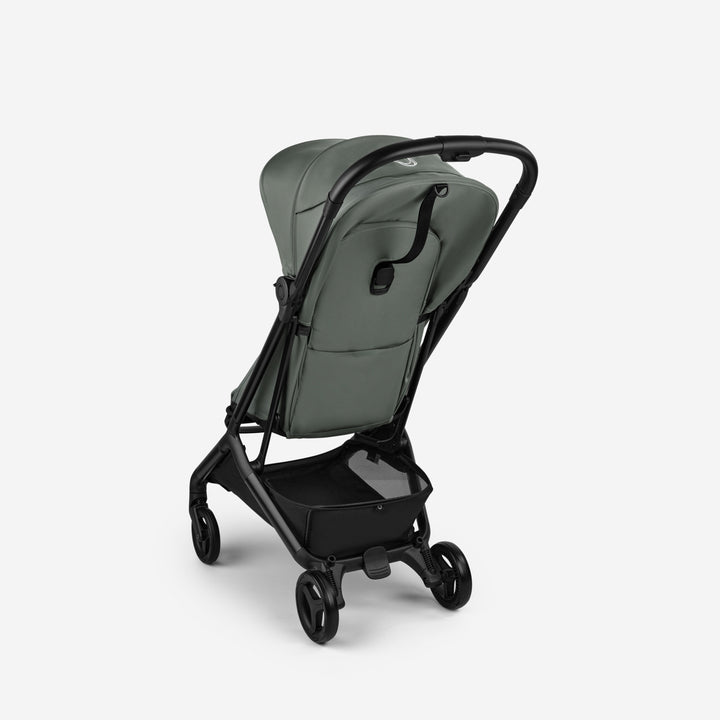 Bugaboo Butterfly2 buggy in Forest Green, ingeklapt en gebruiksklaar