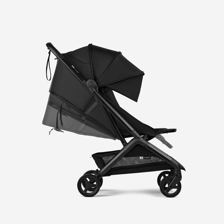 Bugaboo Butterfly2 buggy in Heritage Black, ingeklapt en gebruiksklaar