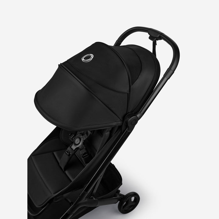 Bugaboo Butterfly2 buggy in Heritage Black, ingeklapt en gebruiksklaar