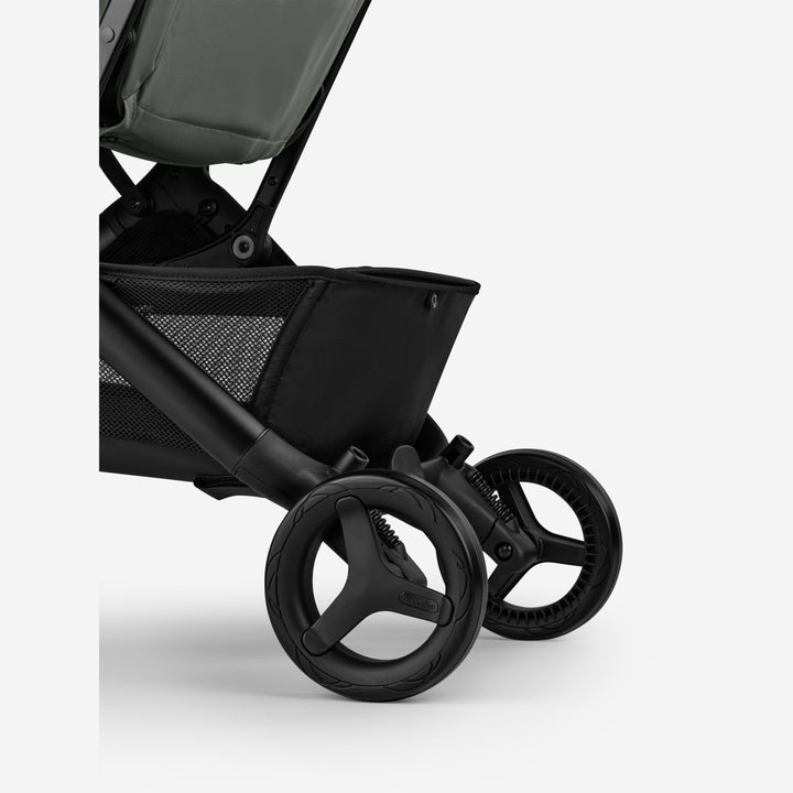 Bugaboo Butterfly2 buggy in Heritage Black, ingeklapt en gebruiksklaar