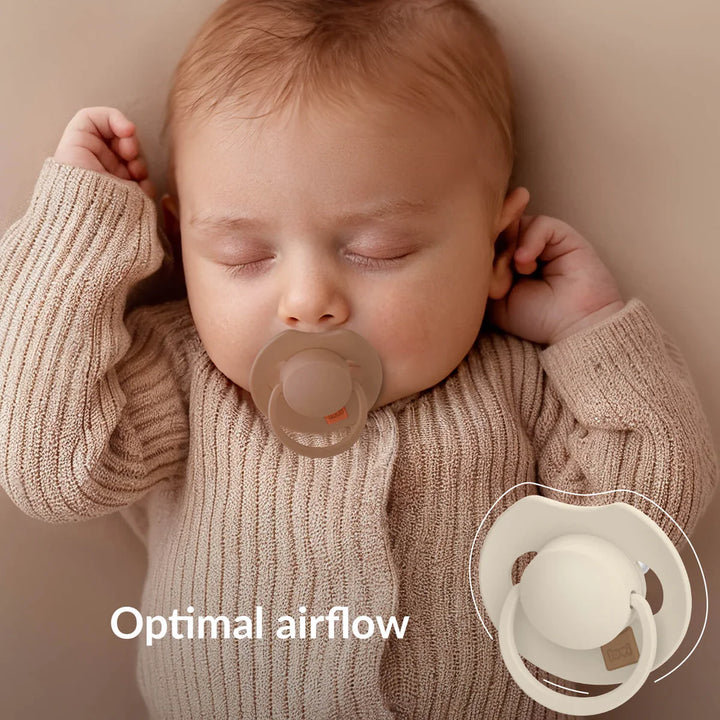Difrax - Set Fopspenen Lovi Dynamic Prime | Coco / Pistachio 0-6m