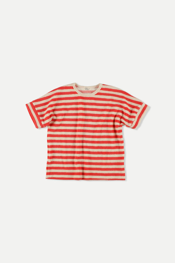 T-shirt Carter Toweling Stripes Pink Ruby