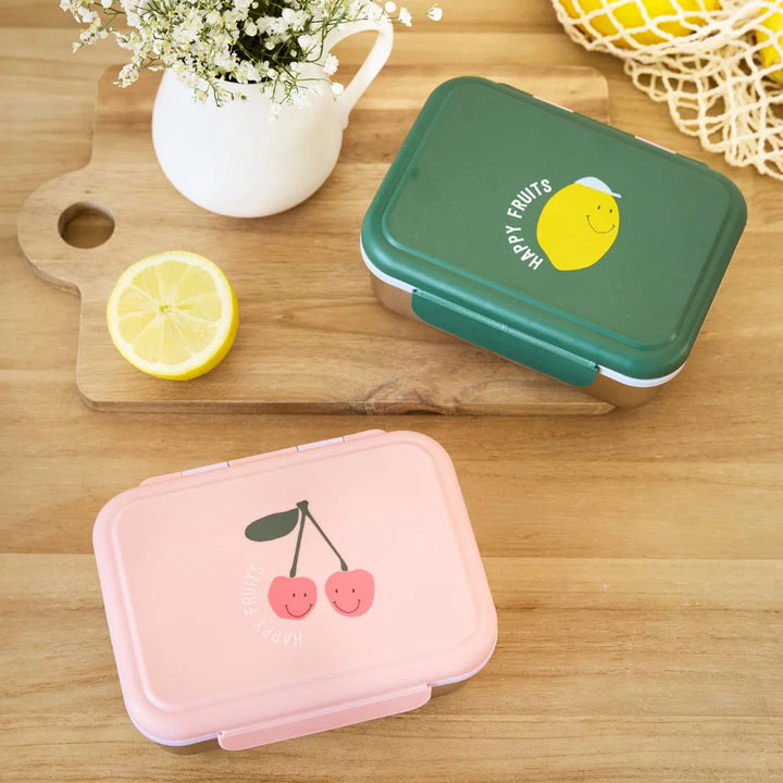 Lassig - Stalen Lunchbox Happy Fruits Lemon