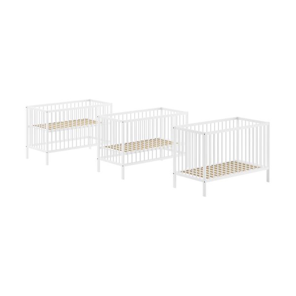 Jaxx - Bed Dino 60 x 120 cm | Wit