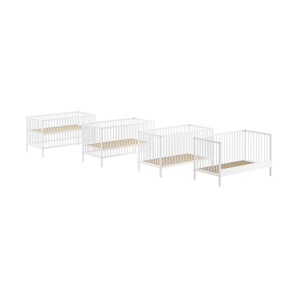Jaxx - Bed Dino 70 x 140 cm | Wit