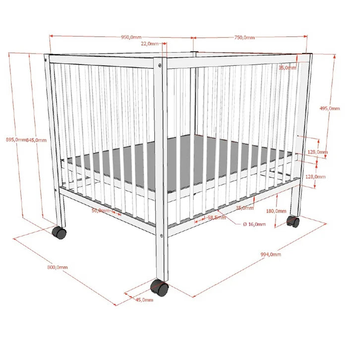 Jaxx - Park Dino 95 x 75 cm | Natuur