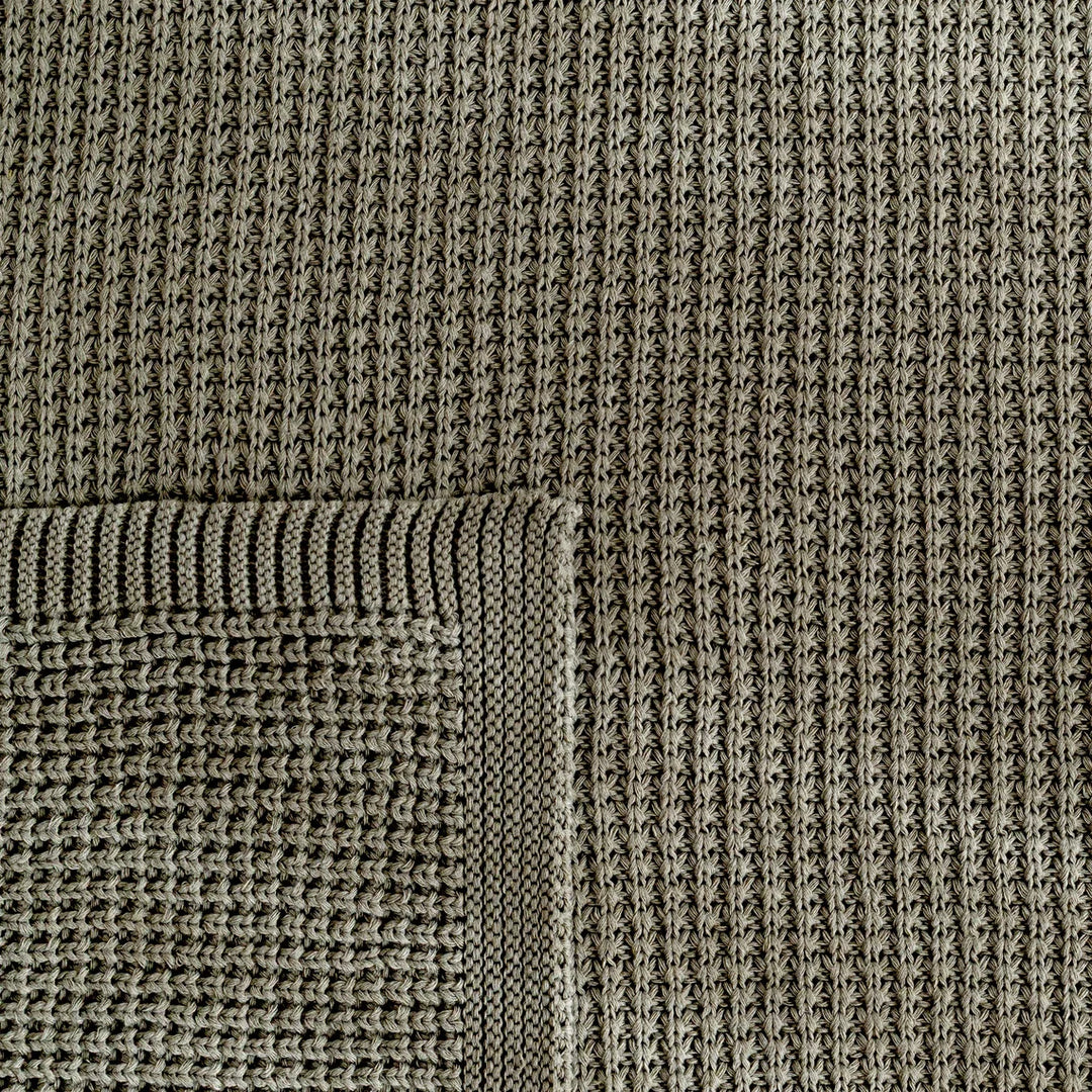 Bemini - Deken Knitted 80x100cm | Wasabi