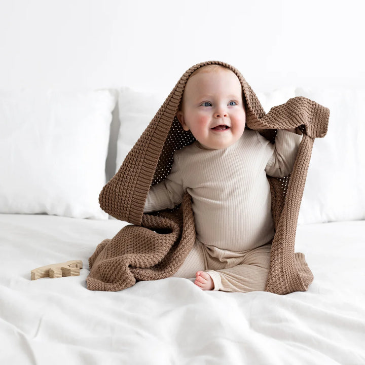Bemini - Deken Knitted 80x100cm | Muffin