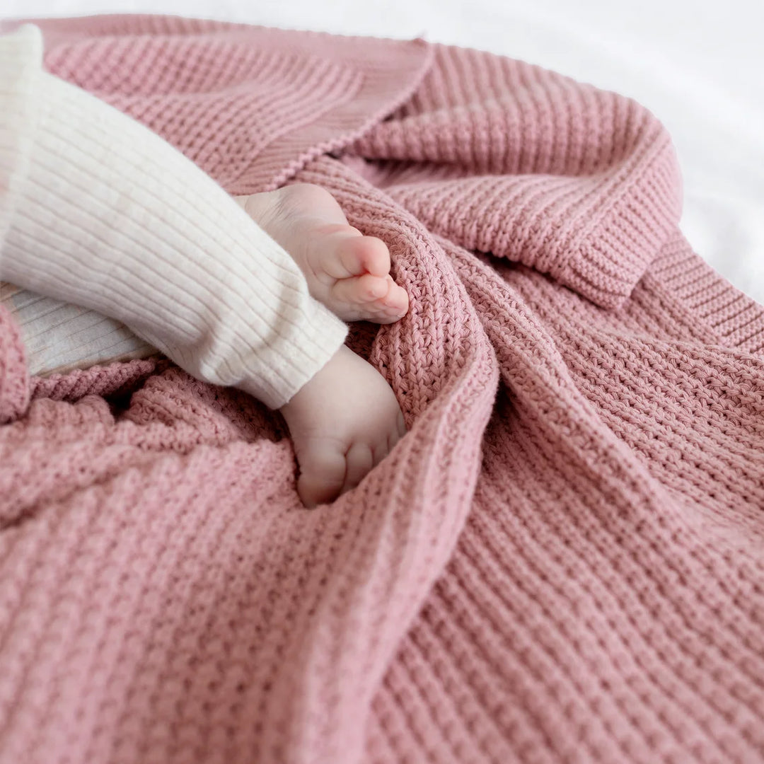 Bemini - Deken Knitted 80x100cm | Vintage