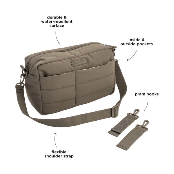 Done By Deer - Verzorgingstas | Quilted Taupe