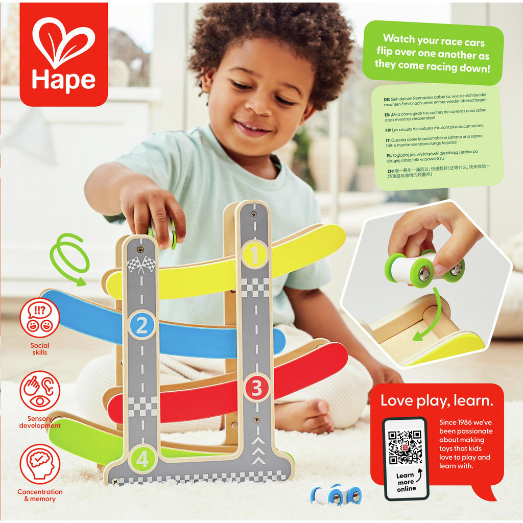 Hape Toys - Fast Flip Racetrack | Hout