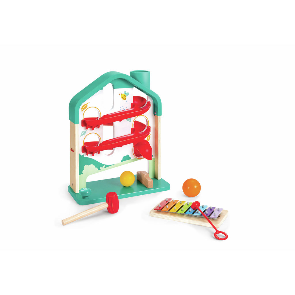 Hape Toys - Melody Mansion Ball Run | Multi