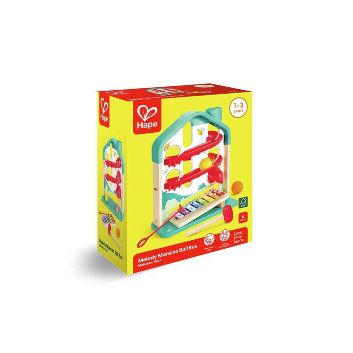 Hape Toys - Melody Mansion Ball Run | Multi