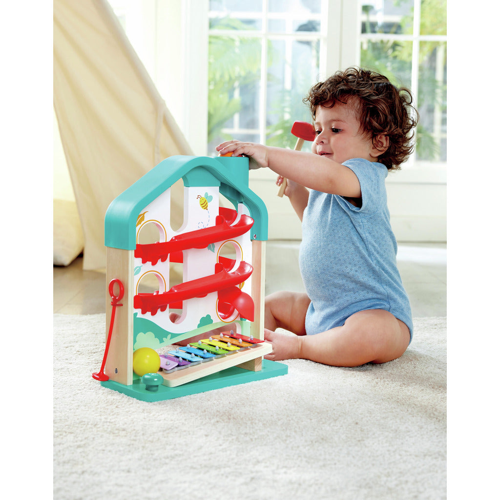 Hape Toys - Melody Mansion Ball Run | Multi