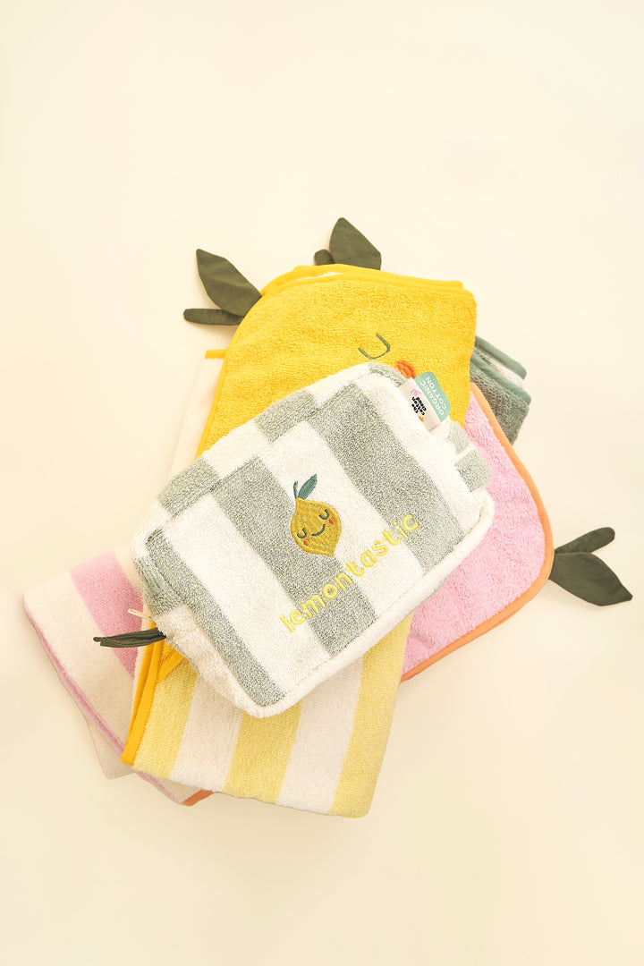 The Cotton Cloud - Poncho Met Kap Lola Lemon