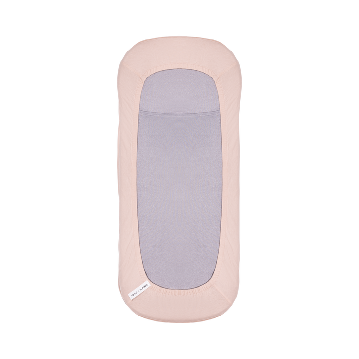Joolz Perfect Fit hoeslaken in Dusty Rose van biologisch katoen voor draagmand