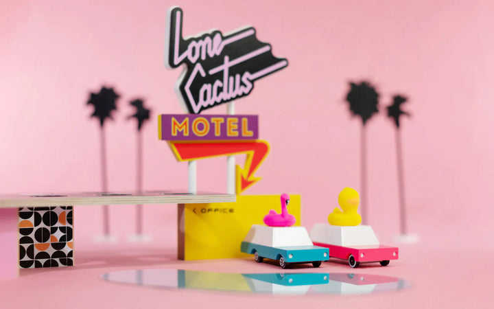 Speelgoedauto Candycar Flamingo
