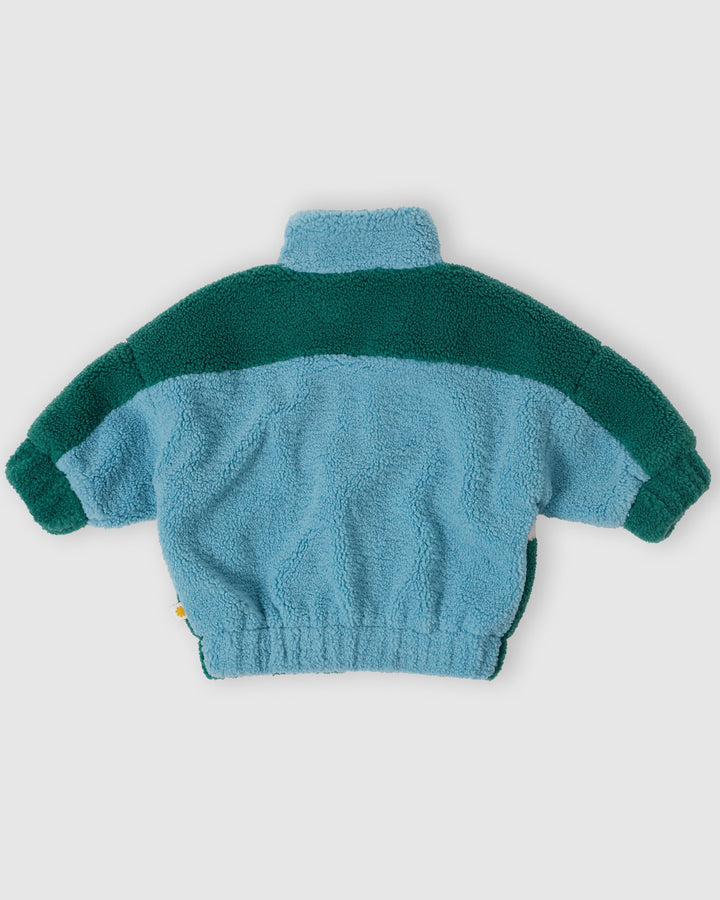 Goldie + Ace - Jas Sherpa Frankie | Teal / Cream / Dark Jade