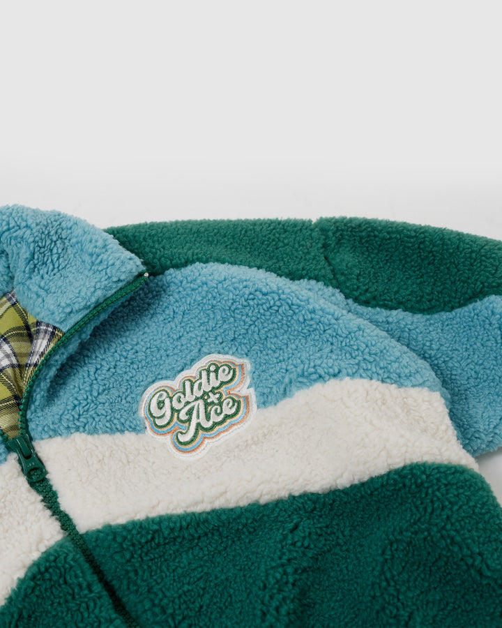 Goldie + Ace - Jas Sherpa Frankie | Teal / Cream / Dark Jade