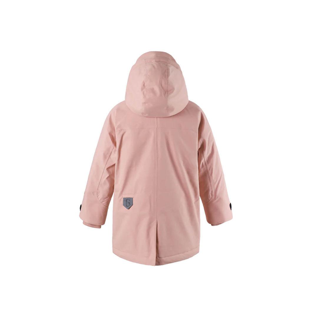 Gosoaky regenjas Sleeping Pigeon in Evening Pink met vier zakken, waterdicht en ademend, ideaal voor zware regenval