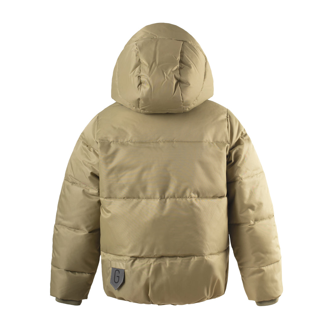 Gosoaky Dragon Eye pufferjack in Gray Green met reflecterende strip