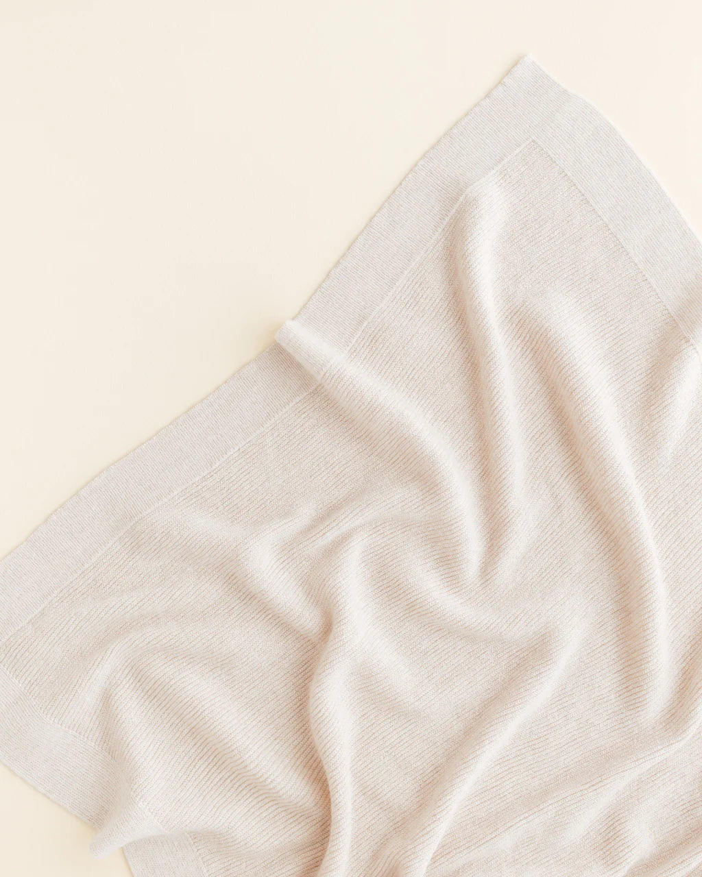 Hvid deken Gust van merinowol in Cream, 70x95 cm