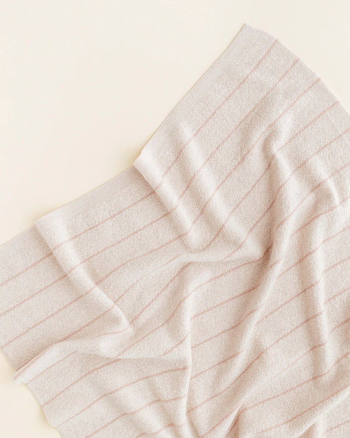 Hvid deken Harry 70x100 cm in Cream/Apricot, gebreid merinowol