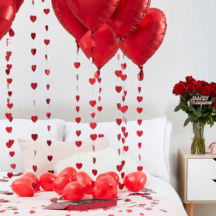 Ballonnen En Slingers Romantic Decoration Kit