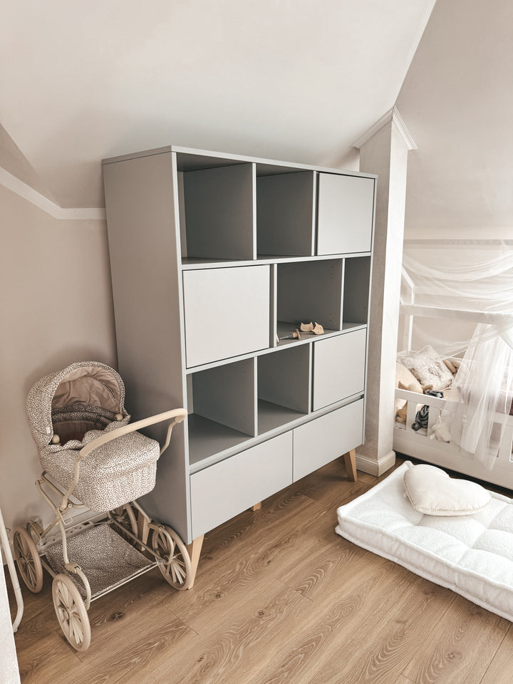 Pinio - Boekenkast Swing Wide | Grey