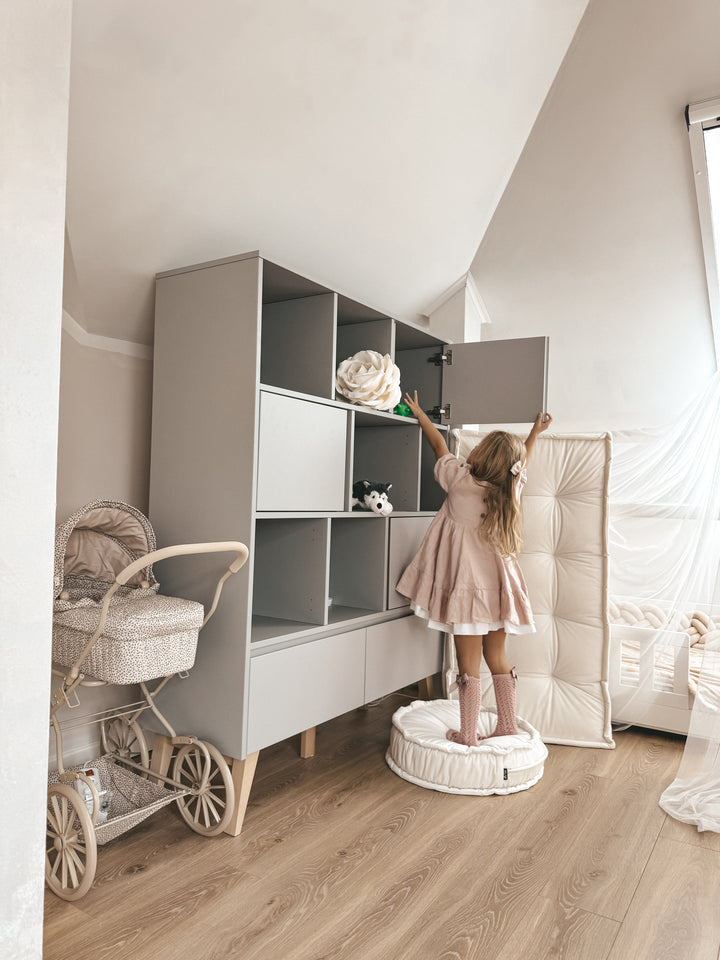 Pinio - Boekenkast Swing Wide | Grey