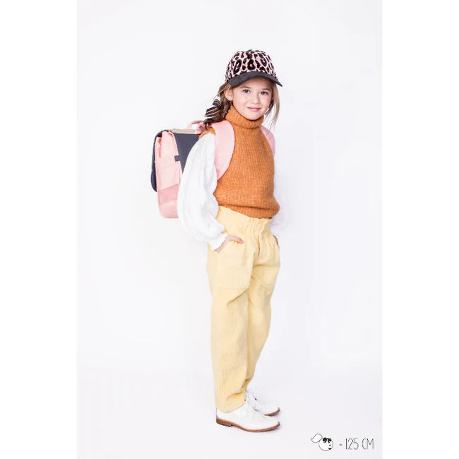 Boekentas met kersenprint en pompon – Jeune Premier It Bag Midi Cherry Pompon
