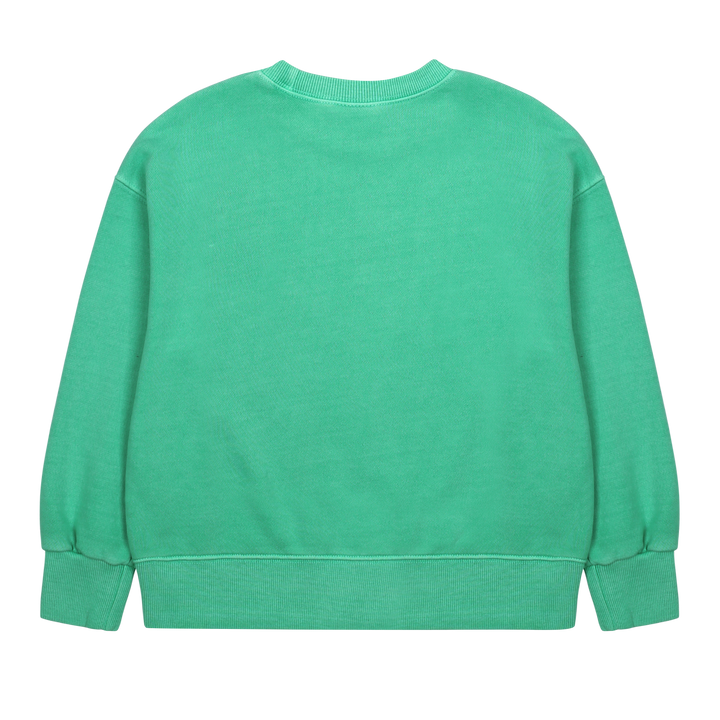 Sweater Flowers Pigment Green