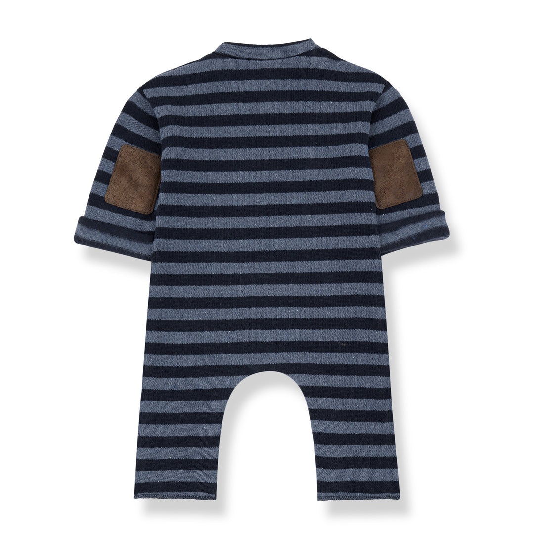 1+ In The Family - Kruippakje Jofre Stripes Denim