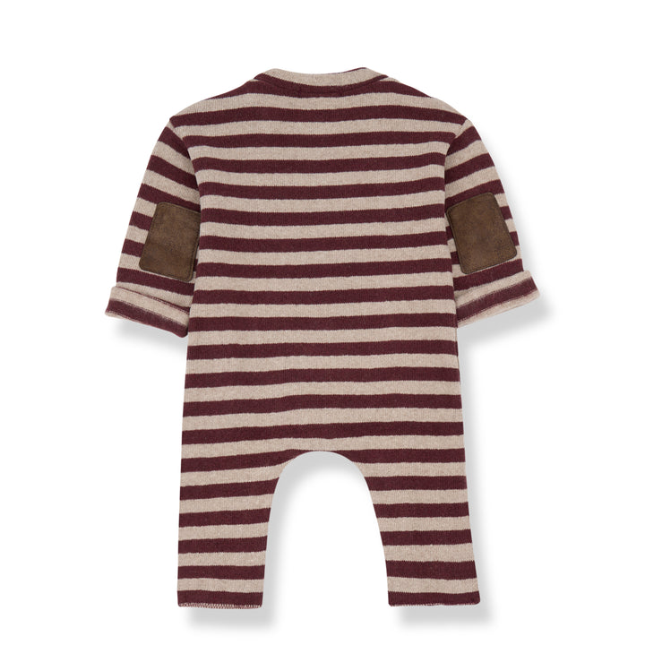 1+ In The Family - Kruippakje Jofre Stripes Melanzana