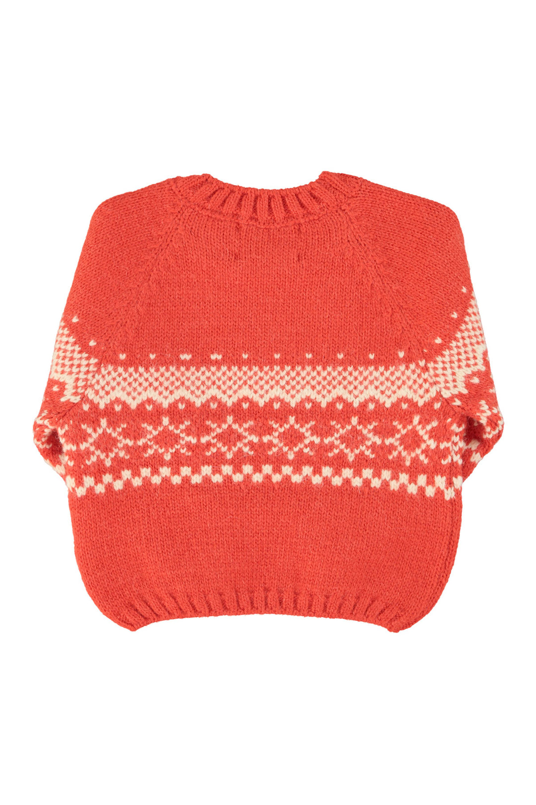 Piupiuchick - Trui Jacquard Knitted Red