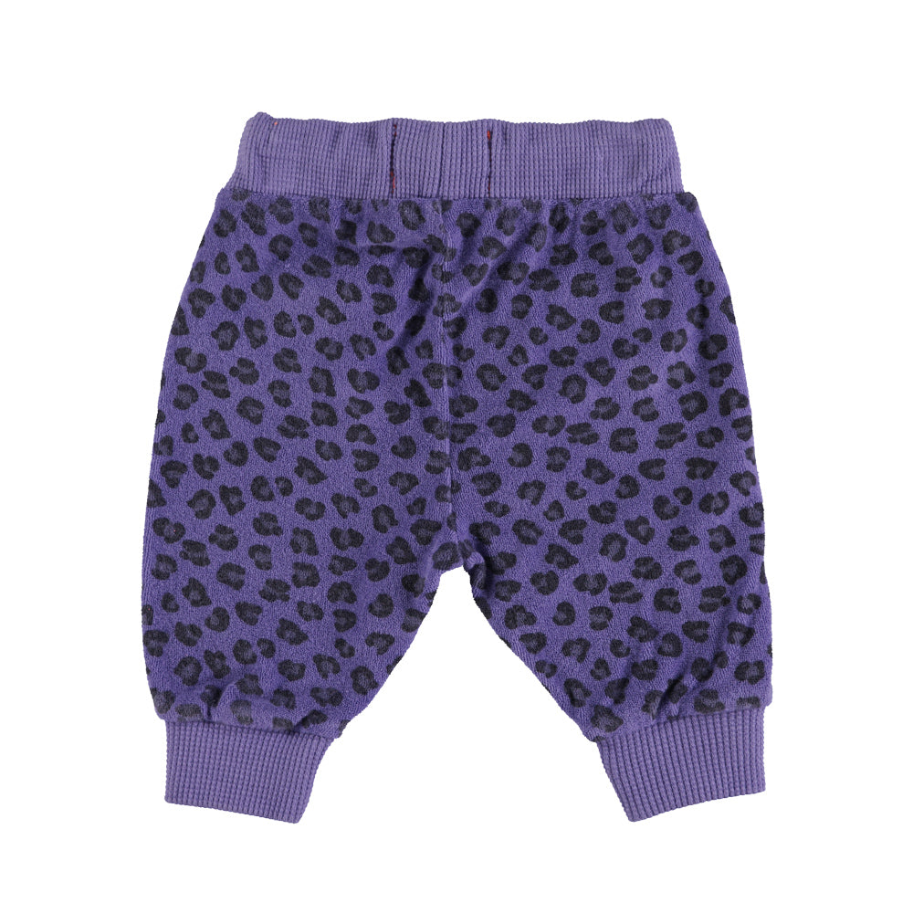 Jogging Broek Baby Animal Terry Purple