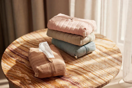 Jollein billendoekjeshoes in Biscuit kleur van zachte hydrofiele stof