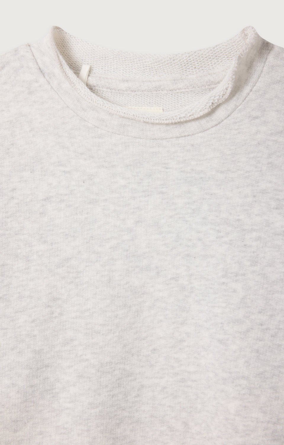 American Vintage - Sweater Long Col Rond Arctique Chine