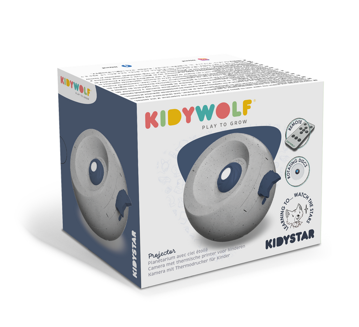 Sterrenprojector Kidystar Grey