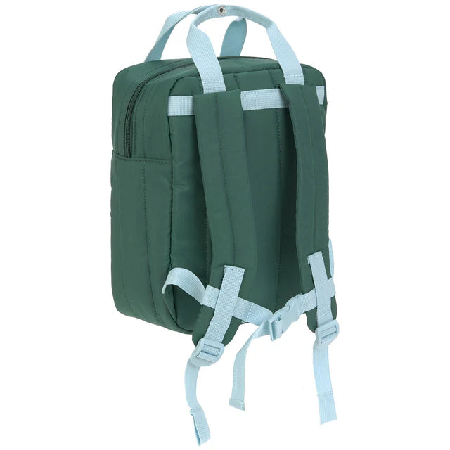 Lassig - Rugzak Mini Square Little Gang Lemon Dark Green