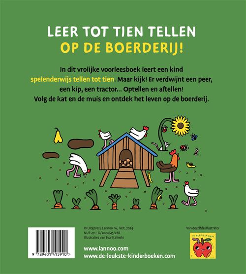 Lannoo - Kom Dat Zien, Tel Tot 10! | Educatief Voorleesboek